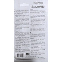 NIROX Silicona transparente para acuarios 75g