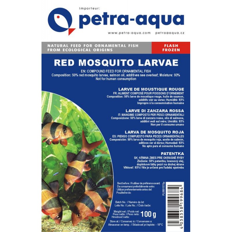 PETRA-AQUA Larva Roja 100g